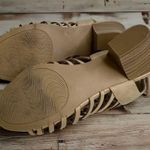 Coconuts by Matisse  Tan Caged Faux Leather Heeled Bootie Sandals Shoes Womens 7 Photo 6