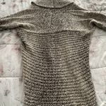 Tumi Peruvian Baby Alpaca & Wool Blend Marled Gray Shawl Collar Open Front Cardigan, size S Photo 13