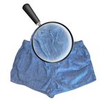 J.Crew 54. High Waist Blue Chambray Shorts Photo 2