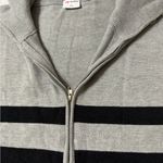 Wiholl NWOT Woman’s Long Sleeve Casual Half Zip Lapel Collared Sweater size XL Gray Photo 6