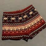 Forever 21 Red White Blue Geometric Shorts Photo 7