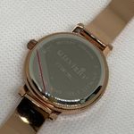 Ellen Tracy  women watch rose gold tone 30mm rhinestones quartz size 7.5” running Photo 5