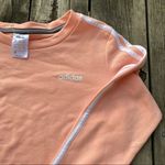 Adidas Peach Climalite 3-stripe Crewneck Sweatshirt Photo 3