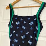 Aerie Navy And Green Floral One Piece Swimsuit Size Large Photo 2