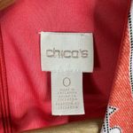 Chico's Womens size 0 US 4 Small Hawaiian Floral Print Wide Leg Jumpsuit Stretch Photo 6