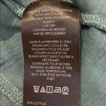 Anthropologie  Pilcro Cotton Seamed L/S Top Green Teal SMALL Photo 6