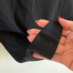 NWT Pumiey Knot Front Bodysuit Black Large Photo 6