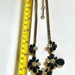 J.Crew  black rhinestone statement necklace Photo 4