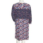 Boden Dress Womens 10L Blue Pink Multi‎ Pattern Floral Hotchpotch Poppy Meadow Size 10 Photo 2