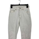 ZARA Womens Jeans 00 White High Rise Ankle Skinny Denim Y2K Minimalist Photo 1