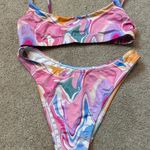 PacSun High Waisted Tie Dye Bikini LA Hearts  Photo 0