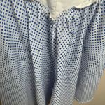 Vintage 1980’s Paco Rabanne Polka Dot Swing Spaghetti Strap Dress Blue Size M Photo 9