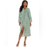 Cleobella x Revolve Garnet Kimono Robe Dress Green Murda Small Photo 2
