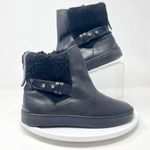 Rag and Bone RAG & BONES Boots Women Size 36 / US 5 Shearling Flat Farling Black Zipper Ankle Photo 0