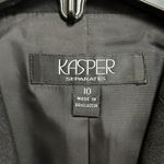 Kasper  Blazer Size 10 Black Classic Workwear Career 2 Buttons lined NWT Photo 3