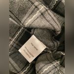 NWOT Serengeti Size 1X Black Gray Plaid Front Pleated Elastic Waist Maxi Skirt Photo 6