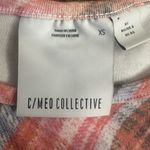 C/MEO COLLECTIVE  Different Story Top Pink Plaid Crop Top size Extra Small Photo 3