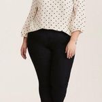 Torrid Polka Dot Blouse Size 2 Plus size casual Rockabilly Office Work Boho Photo 1
