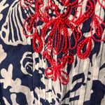 Lilly Pulitzer Blue And White Sarasota Beaded Tunic Size XS Photo 3
