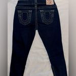 True Religion - VINTAGE DARK BLUE Y2K LOW RISE DENIM SKINNY JEANS Photo 2