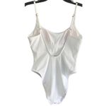 ANDIE NWT The Laguna Ribbed ScoopBack OnePiece Swimsuit Removable Cup 2XLT White Photo 5