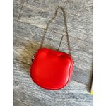 Hello Kitty  Purse Clutch Wristlet Bag Red Leather Zip‎ Gold Chain Sanrio Tote Photo 2