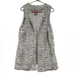 Betsey Johnson Gray Faux Fur Vest Photo 0