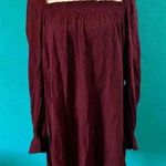 Reformation Hudson Smocked Long Sleeve Mini Dress Red Casual Square Neck Size S Photo 0