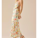 Altar'd State NEW Altar’d State Tropical Floral Halter Maxi Dress Size Large NWT Photo 2
