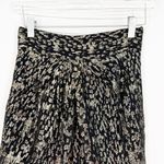 IRO  Jeyna Metallic Gathered Mini Skirt 2 Black Photo 4