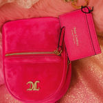 Juicy Couture  Pink Velvet Mini Backpack Gift Set Card Case Keychain Charm NWT Photo 0