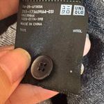 Uniqlo Charcoal Button-Up Cardigan 100% Wool - XS Dark Academia Photo 4