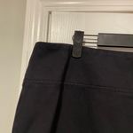 Worthington  Size XLT Black Pull On Stretch Elastic Waist Front Slit Pencil Skirt Photo 4