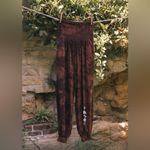 Purusha People Omen Top Genie Pants Set Tencel Natural Mystic Mahogany Large EUC Brown Photo 16