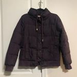 Juicy Couture EUC  Purple Logo Puffer Jacket Coat Size Large Photo 0