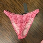 Triangl  MAIA Pink and Red Crochet bikini set W/ Bag Photo 8