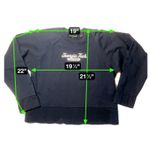 Georgia Tech Navy Blue Crewneck Sweatshirt Womens Large Jones Mitchell VTG 90s Photo 4