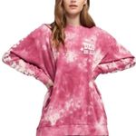 Wildfox Dead or Alive Cash Reward Women’s Tie Dye Pink & Red Sweater Size XS Photo 0
