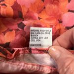 Talbots Vintage 90s Boho Fairy Cotton Blend Pink Floral Maxi Skirt size 12 Photo 9