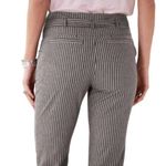 Sundance  Rory High Waisted Striped Wide Leg Linen Pants Trousers with Belt 4 Photo 2