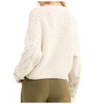 Free People  Bonfire Cardigan cream size medium Photo 2