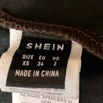 SheIn Brown Strapless Belted Tube Faux Leather Vegan Corset Bustier Crop Top 2 Photo 3