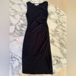 Treasure & Bond NWOT Sleeveless black side ruched dress XXS Photo 5