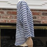 Splendid blue and white striped long sleeve thick top / L / Excellent condition Photo 2