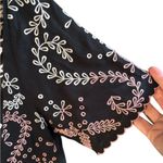 EUC Sundance Vivienne Boho Eyelet
Embroidered Shift Dress Black Size 10 Photo 5