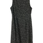 Studio I Vintage Y2K  Women’s Size 16W Black & Yellow Polka Dot Tank Dress Retro Photo 5