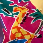 Villager The Skirt Giraffe Abstract Pop Art Leaves Retro Bold Vintage Size 16 Photo 7
