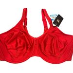 Wacoal RED SATIN UNDERWIRE FULL FIGURE BRA 40DDD Photo 2