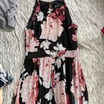 Enfocus Studio  Floral Dress Pink Halter Lace  Photo 1