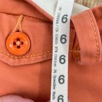 Anthropologie ‎ Paperboy Orange Straight Leg Stretch Casual Chino Capri Pants 6 Photo 3